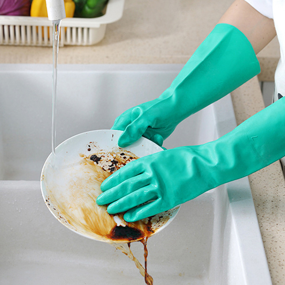 1 пара водонепроницаемых перча – обзор и цена Dish Glove Rubber