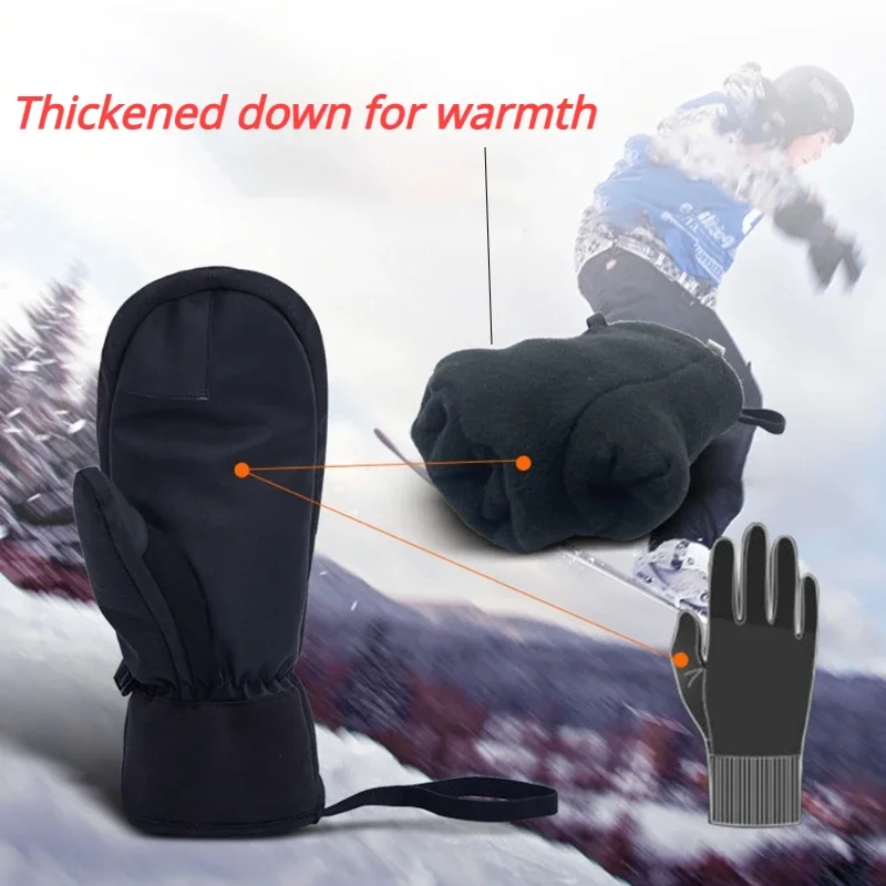 Зимние лыжные перчатки, водоне – обзор и цена Ski Glove Waterproof