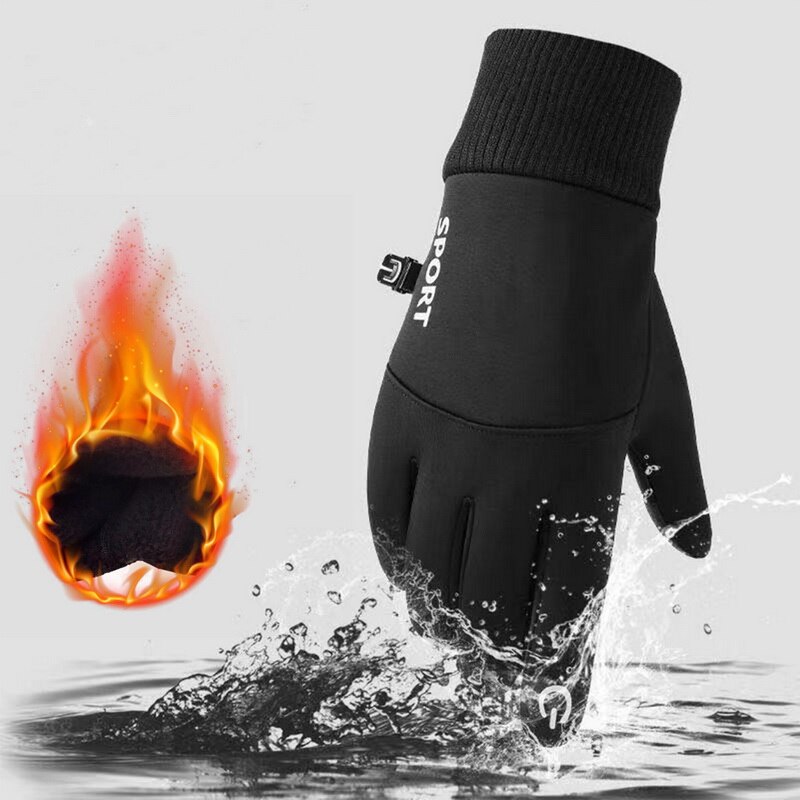 Зимние теплые полнопальцевые в – обзор и цена Ski Glove Waterproof